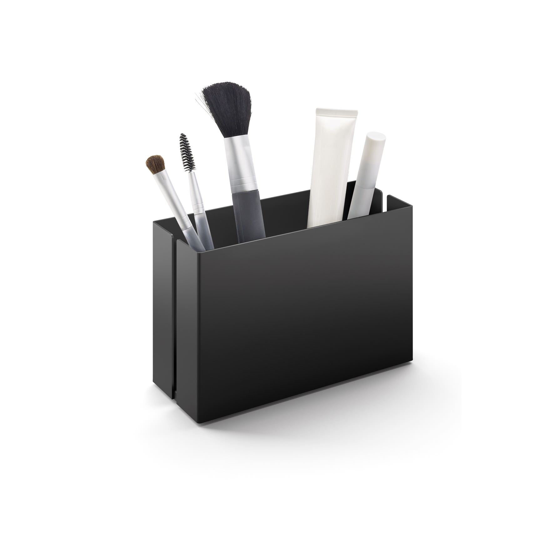 ユーテンシルボックスL｜40535 POTES MB ツールボックス 小物入れ コスメケース 洗面収納 幅15cm 高さ9.7cm 奥行き6cm 18/10ステンレス製 マットブラック SP50