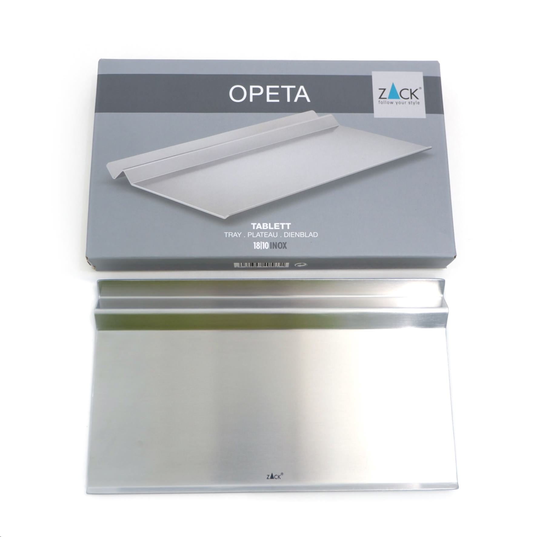 トレイ｜40563 OPETA HL 小物入れ アクセサリーケース 洗面収納 幅24cm 高さ1.6cm 奥行き14cm 18/10ステンレス製 ヘアライン仕上げ