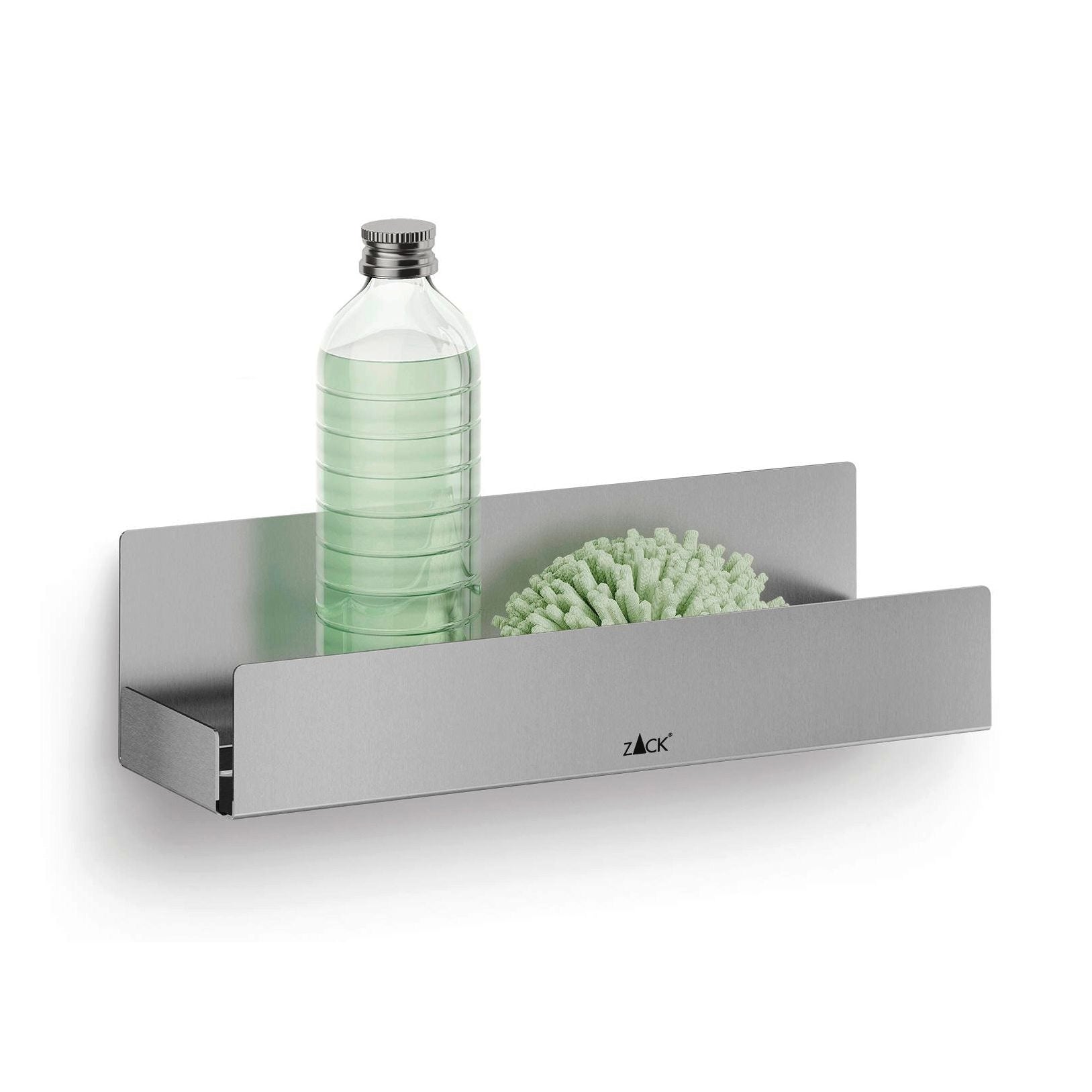 シャワートレイ｜40607 POTES HL シャワーラック バスルームラック バス収納備品置き 洗面収納 壁設置タイプ 幅26.5cm 高さ7cm 奥行き8.5cm 18/10ステンレス製 ヘアライン仕上げ