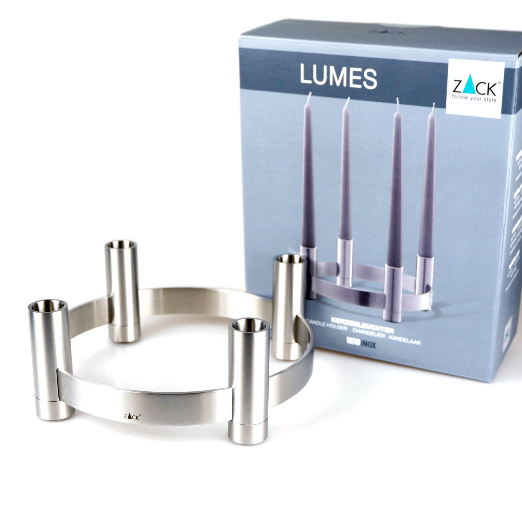 キャンドルホルダー｜40705 LUMES HL キャンドルスタンド キャンドル置き ろうそく立て 直径21cm 高さ8.5cm 18/10ステンレス製 ヘアライン仕上げ H2-207 SP50