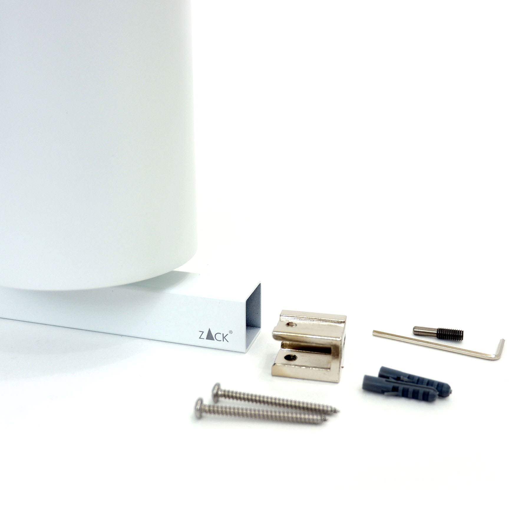 トイレブラシ｜40817 CARVO MW 壁設置タイプ トイレ掃除 長さ50.1cm ケース幅8.9cm 奥行き12.2cm 18/10ステンレス製 マットホワイト SP50