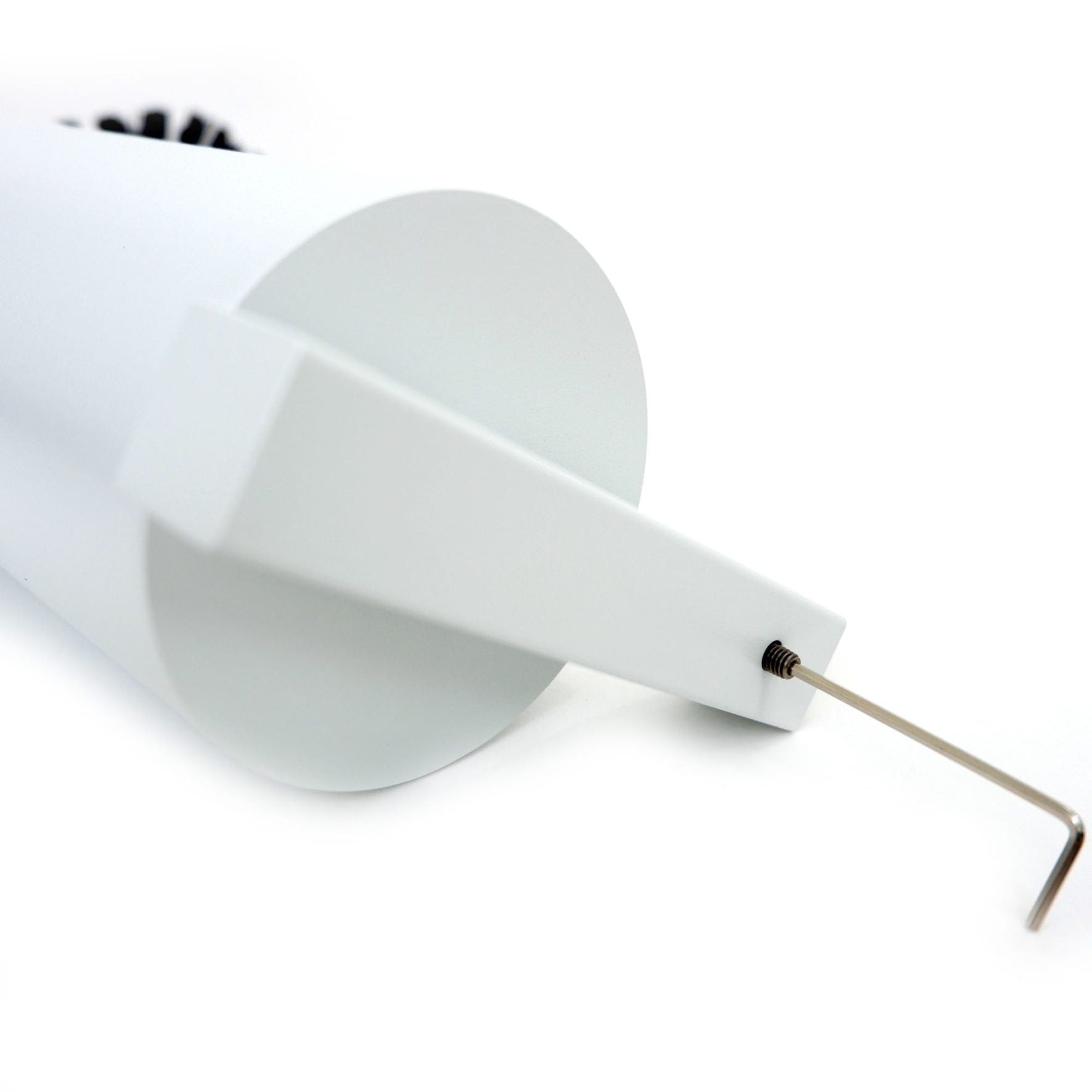 トイレブラシ｜40817 CARVO MW 壁設置タイプ トイレ掃除 長さ50.1cm ケース幅8.9cm 奥行き12.2cm 18/10ステンレス製 マットホワイト SP50