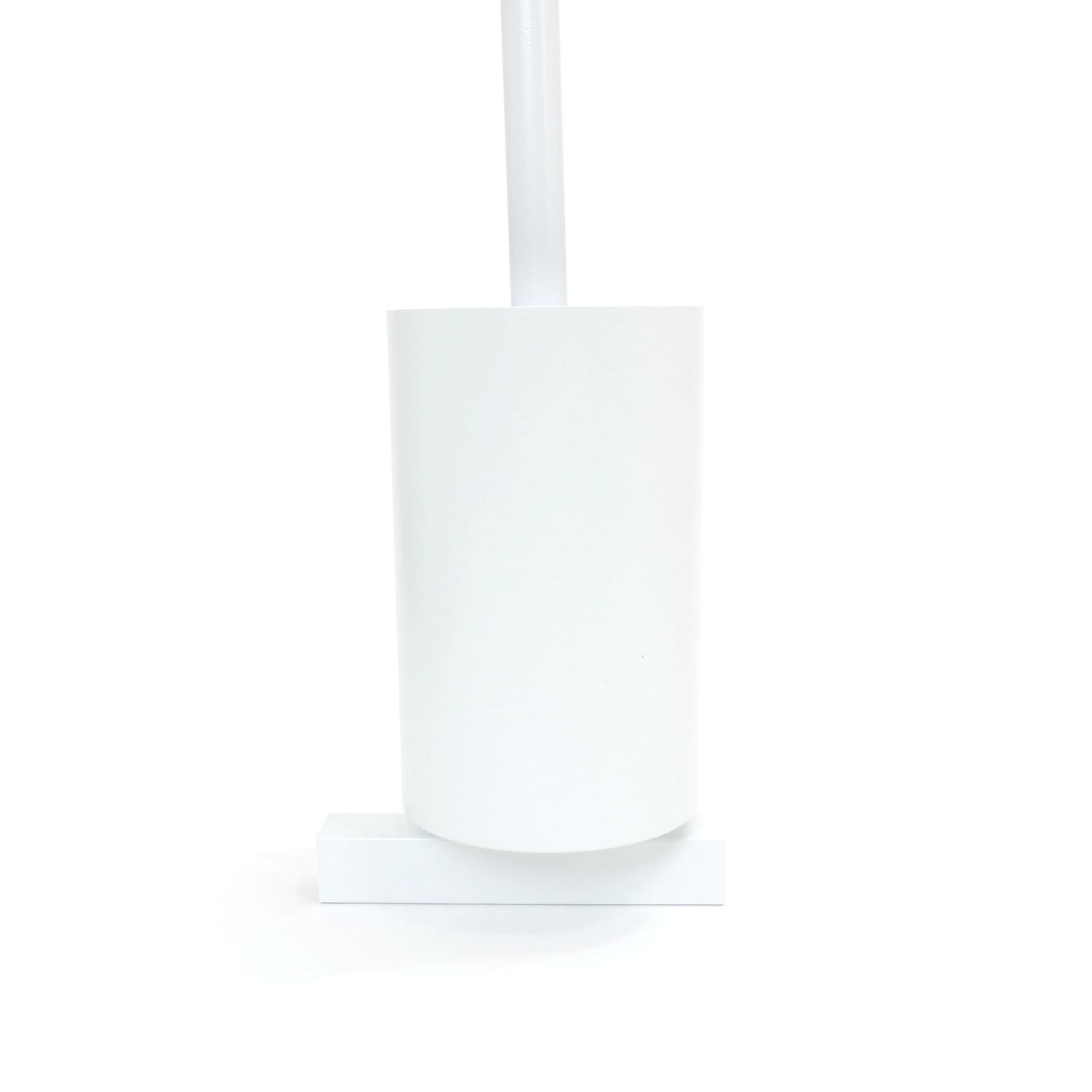 トイレブラシ｜40817 CARVO MW 壁設置タイプ トイレ掃除 長さ50.1cm ケース幅8.9cm 奥行き12.2cm 18/10ステンレス製 マットホワイト SP50