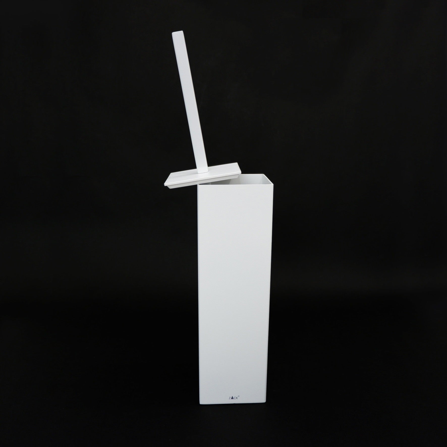 トイレブラシ｜40820 CARVO MW 床置きタイプ トイレ掃除 長さ41.7cm ケース幅8cm ケース奥行き8cm 18/10ステンレス製 マットホワイト SP50