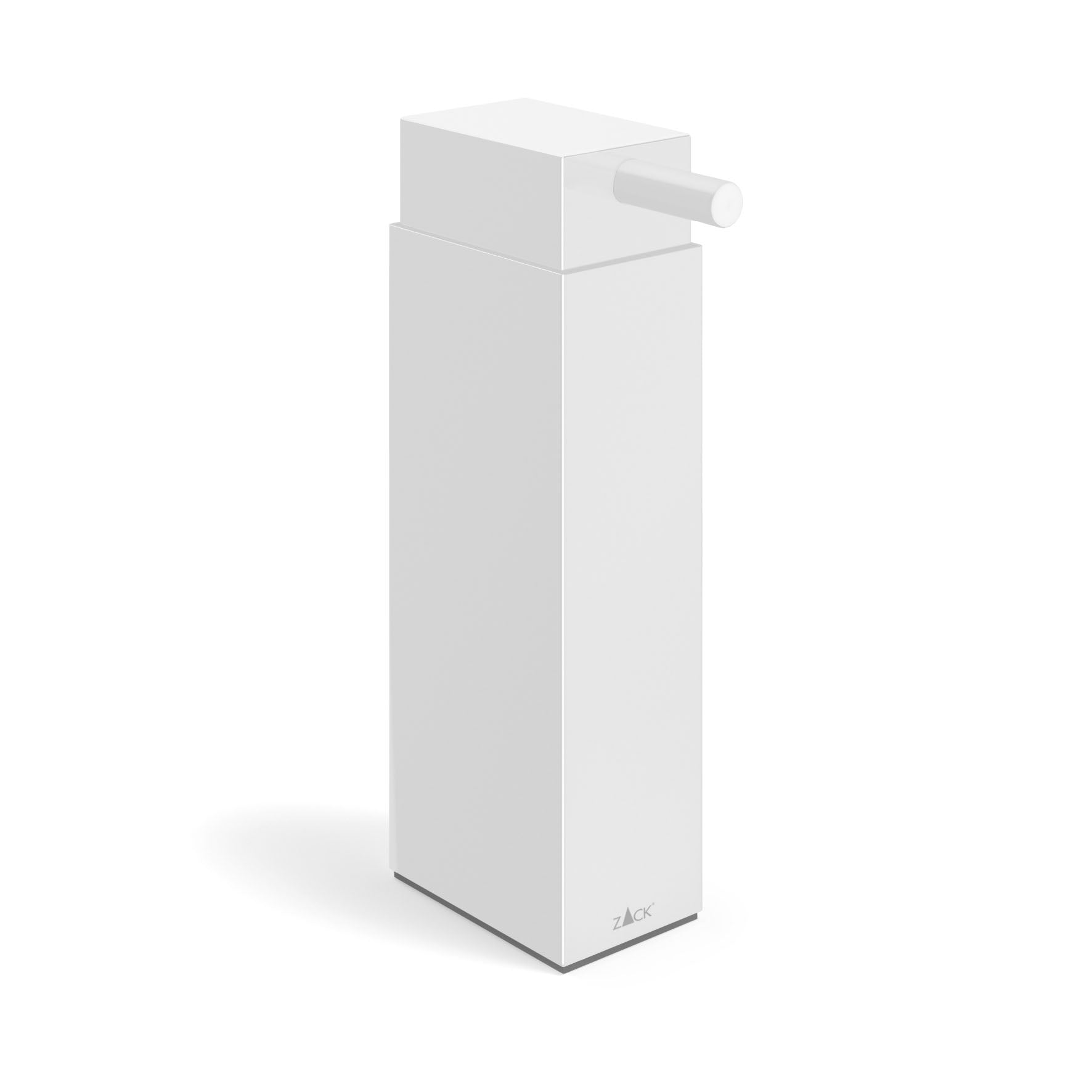 ソープディスペンサー｜40841 LINEA MW 液体用ソープ リキッドソープ 置き型タイプ 高さ16.7cm 幅4cm 奥行き8.6cm 190ml 18/10ステンレス製 マットホワイト SP50