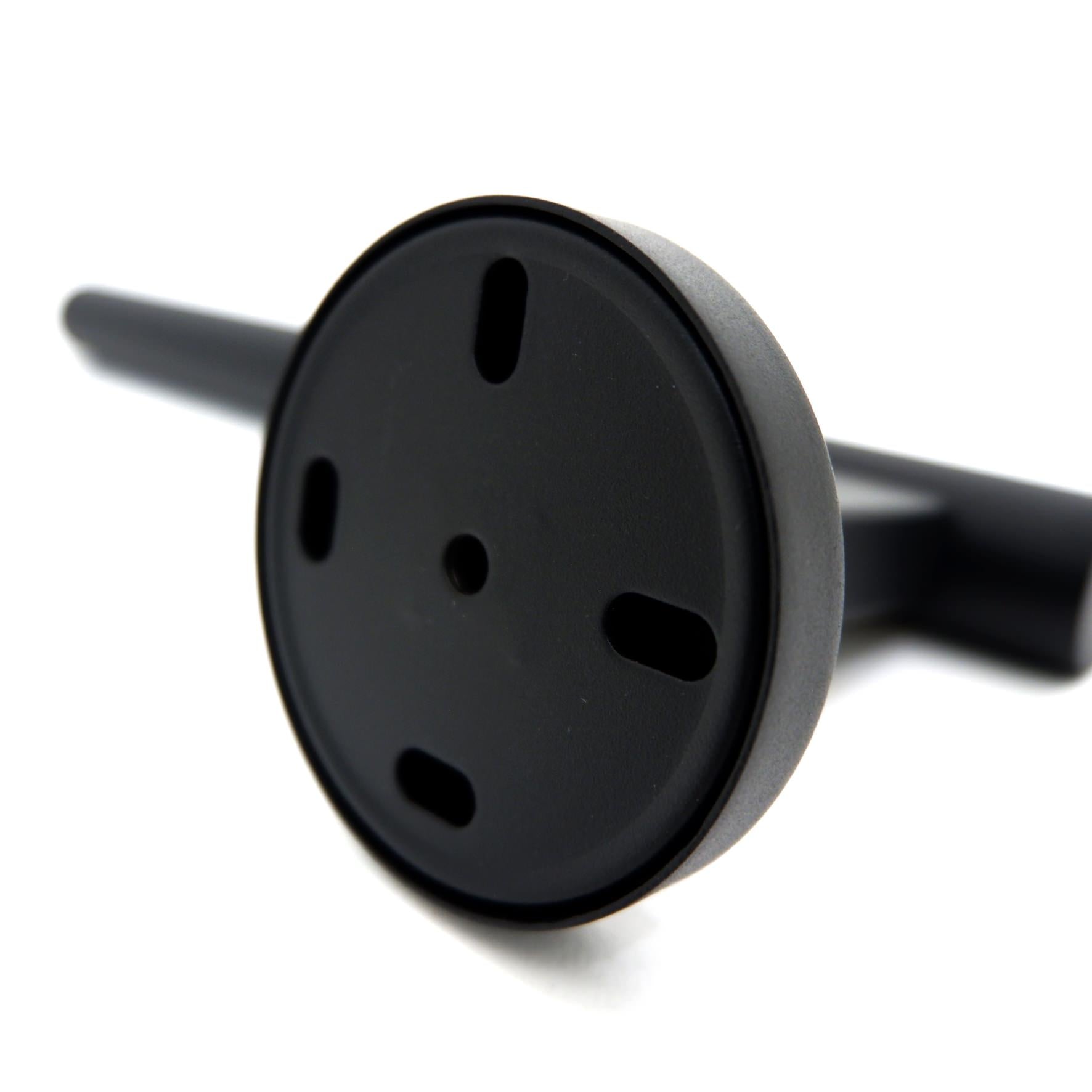 スペアトイレットペーパーホルダー｜40851 SCALA MB ロールホルダー ペーパーストッカー 壁設置タイプ 幅6cm 高さ25cm 奥行き9.1cm 18/10ステンレス製 マットブラック SP50