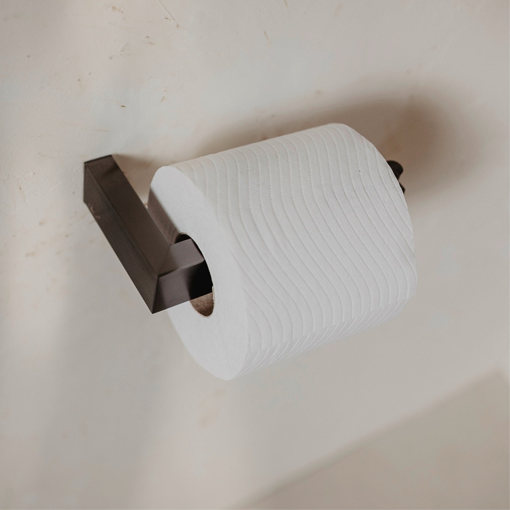 トイレットペーパーホルダー｜40875 LINEA GP ロールホルダー ペーパーストッカー 壁設置タイプ 18/10ステンレス製 グラファイト仕上げ