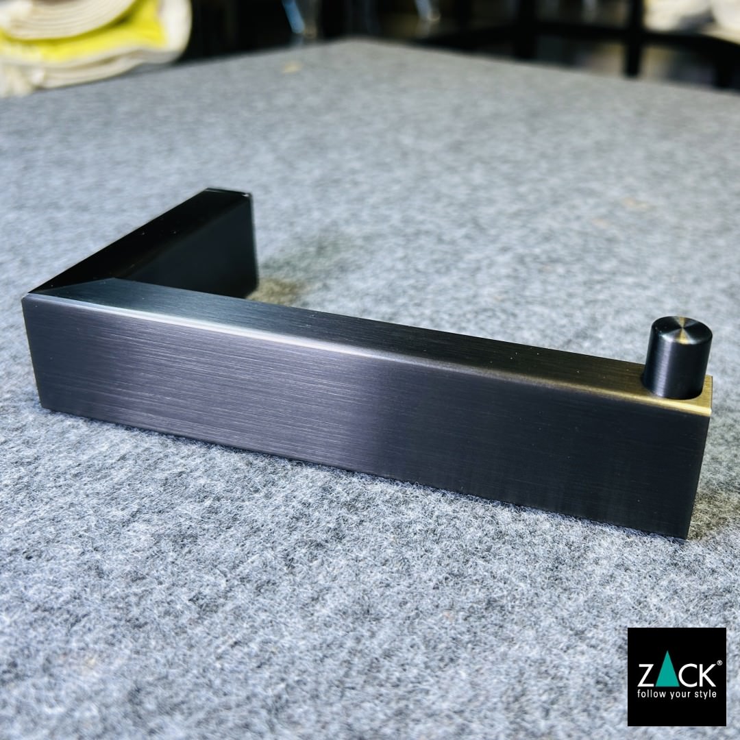 トイレットペーパーホルダー｜40875 LINEA GP ロールホルダー ペーパーストッカー 壁設置タイプ 18/10ステンレス製 グラファイト仕上げ