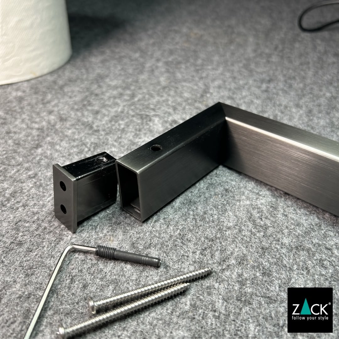 トイレットペーパーホルダー｜40875 LINEA GP ロールホルダー ペーパーストッカー 壁設置タイプ 18/10ステンレス製 グラファイト仕上げ