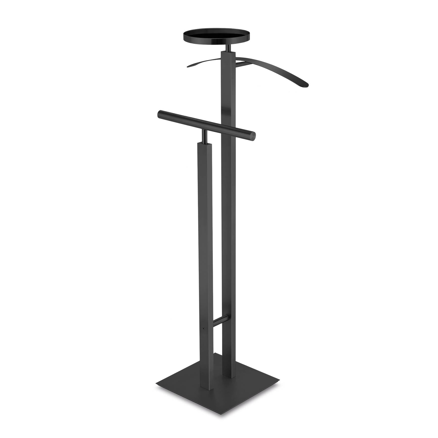 バレット｜50636 ATACIO MB コートスタンド 収納ラック 収納スタンド 高さ108cm ベース幅45cm 奥行き30cm 18/10ステンレス製 マットブラック SP50