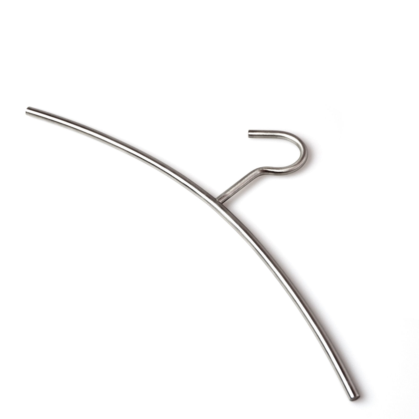 コートハンガー｜50661 LINDOS HL ハンガー スーツハンガー ステンレスハンガー 幅43cm 18/10ステンレス製 ヘアライン仕上げ