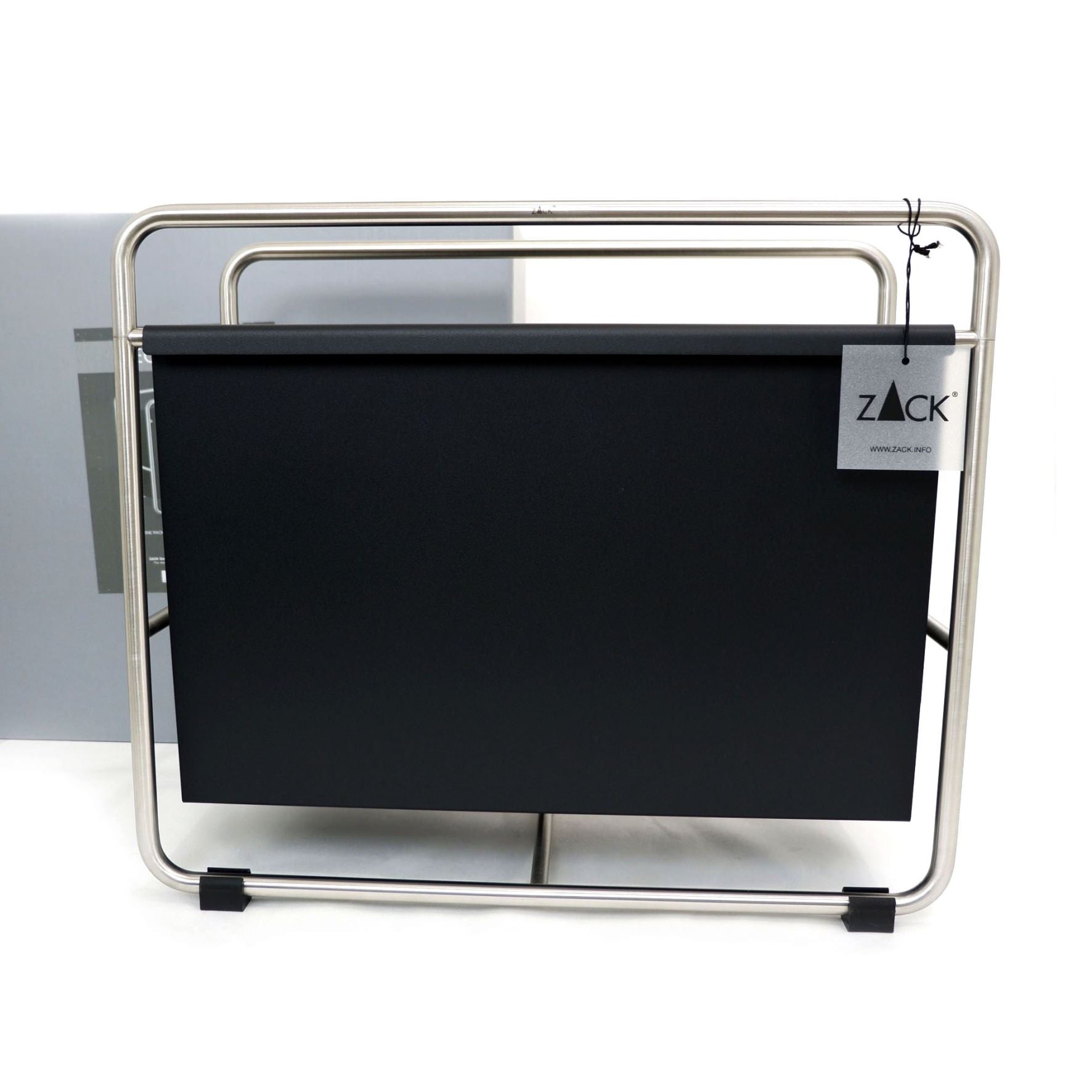 マガジンラック｜50729 MECOR HL ラック 雑誌入れ マガジン収納 収納 リビング収納 高さ37.5cm 幅44cm 奥行き19cm 18/10ステンレス製 ヘアライン仕上げ