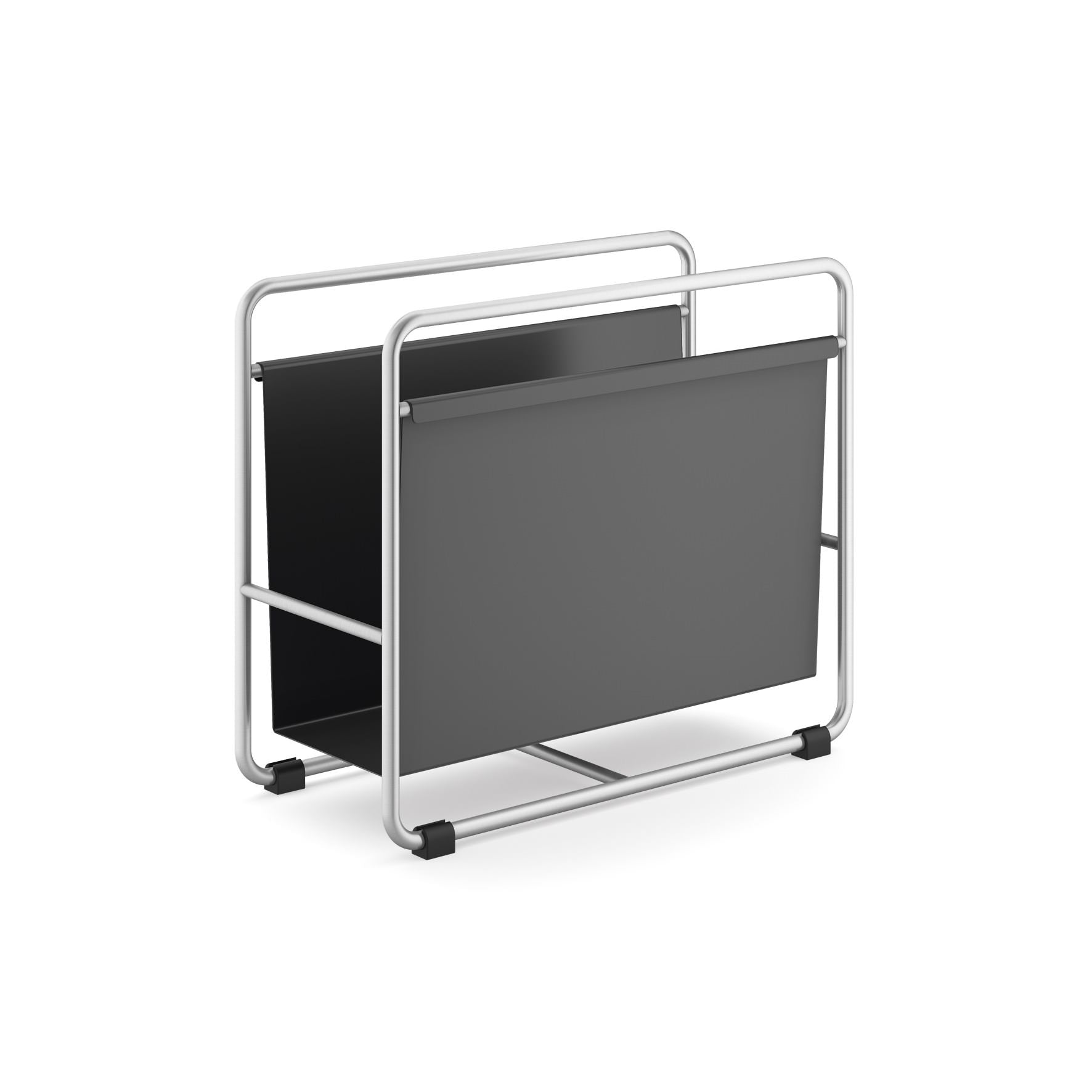 マガジンラック｜50729 MECOR HL ラック 雑誌入れ マガジン収納 収納 リビング収納 高さ37.5cm 幅44cm 奥行き19cm 18/10ステンレス製 ヘアライン仕上げ