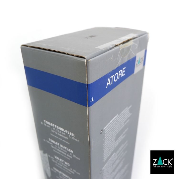 [サンプル品] ZACK 40417B ATORE ドイツZACK社製モダンデザインのトイレットバトラー HL [在庫有り]