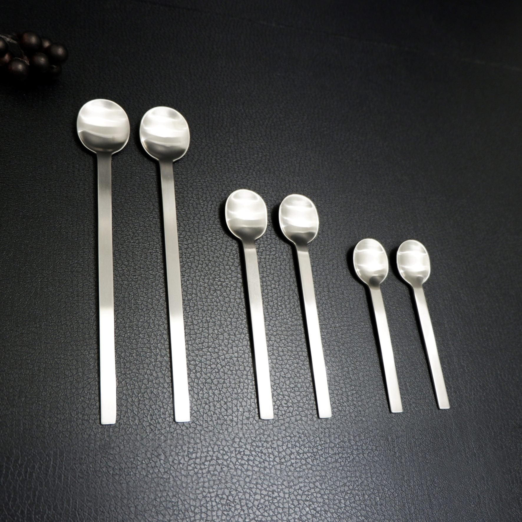 エスプレッソスプーン 2本セット｜20598 MENOA HL ティースプーン 長さ10.6cm 18/10ステンレス製 ヘアライン仕上げ SP50 H2-1196