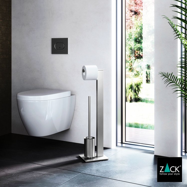 ZACK 40417B トイレットバトラー：トイレの横に本体を置いた設置例