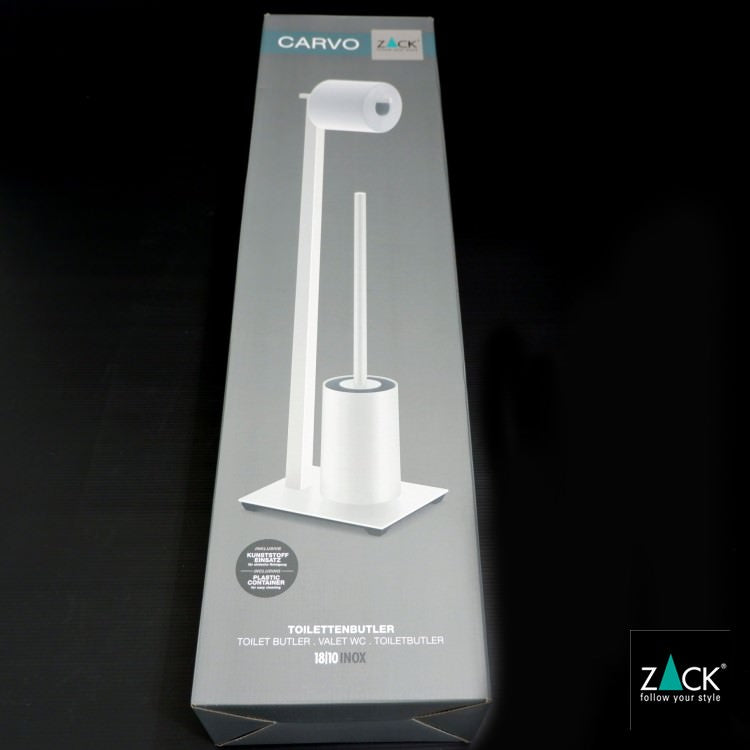 ZACK 40818B トイレットバトラー：商品パッケージの正面と商品表示