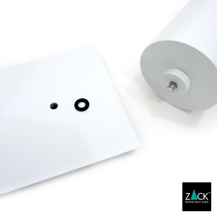 ZACK 40818B トイレットバトラー：ブラシケースを外した台座と固定用部品