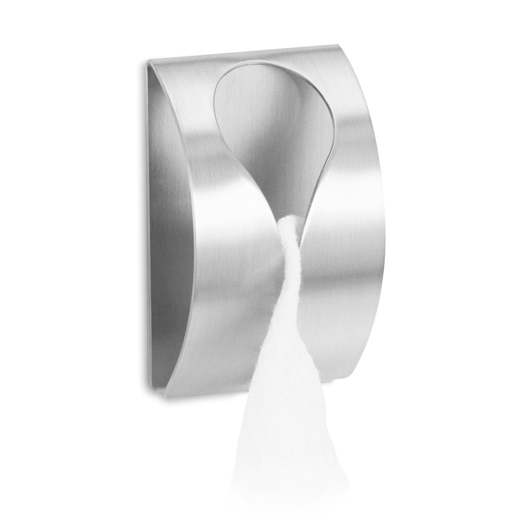 タオル掛け｜40121 GENIO HL タオルクリップ タオルホルダー シール接着タイプ 縦7.5cm 幅5cm 18/10ステンレス製 ヘアライン仕上げ